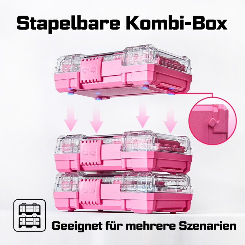 Geinxurn 31-Piece Bit Box Screwdriver Bit Set with Colour Coding
