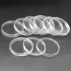 WMYCONGCONG 100 PCS 40mm Coin Storage Container Box Clear Coin