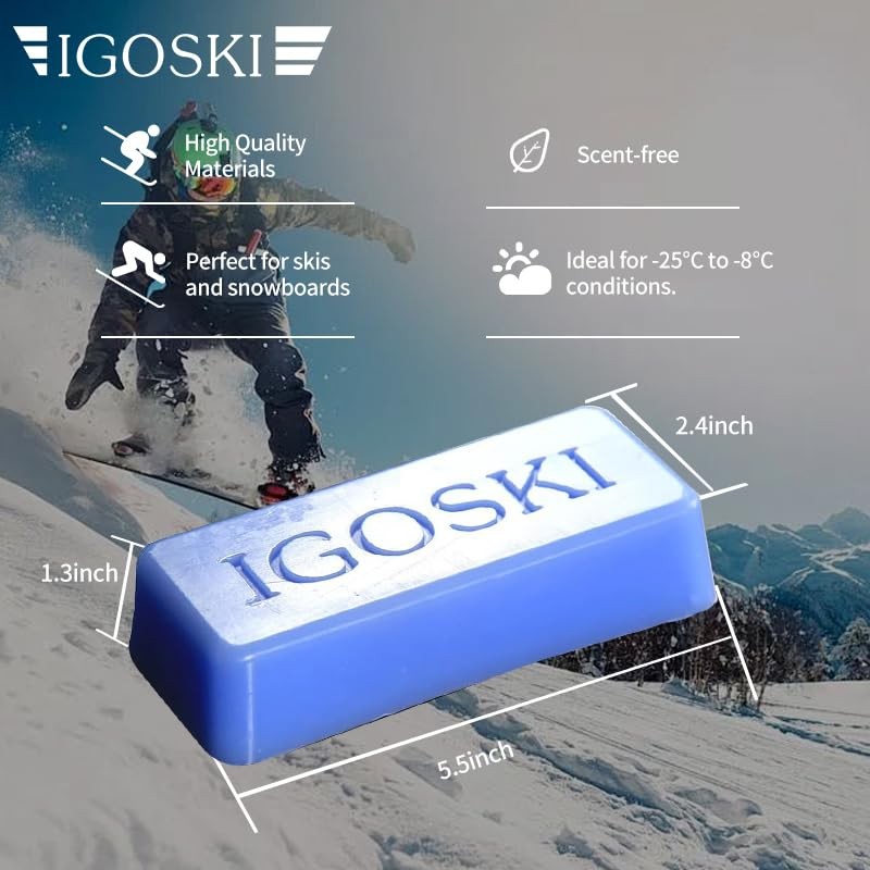 IGOSKI Different Temp Range Ski and Snowboard Wax 180g for