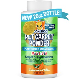 Bodhi Dog Natural Carpet Deodorizer Powder - Dry Pet Smell Eliminator & Urine Odor Remover - Loosens Fur & Dirt - Plant-Based Room Freshener for Vacuuming Home with Pets - Cucumber Melon (Pack of 1)