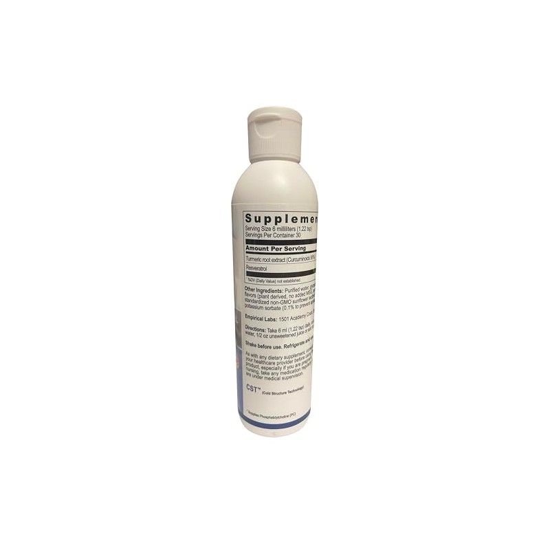 Liposomal Structured Curcumin/Resveratrol, 6 fl.oz