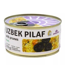 Arashan Pilaf with Plum, 11,46 Ounce, Quick Easy Dinner, Canned Rice Meal