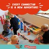 TOY2 Wooden Train Track Accessories - Plastic Track Connectors for