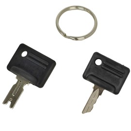 XYZIL Ignition Key Set 107151-001 107151-002 Compatible with Crown Forklift Ignition Switch