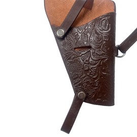 Warreplica U.S. M3 Leather Shoulder Holster for Colt 1911 .45 & S&W .38 Pistol Revolver – Reproduction