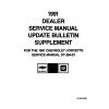 1991 Chevy Corvette Service Manual