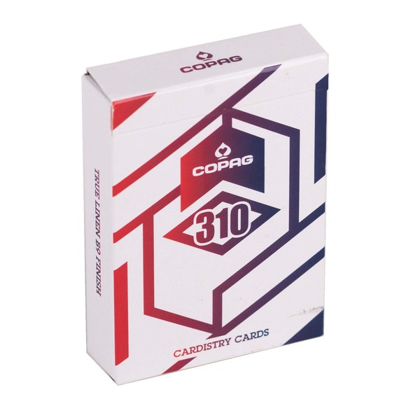 Copag 310 Alpha Edition Cardistry Cards - Red, Poker Size, Double Backed For Flourishes, Supreme Handling, Great Gift For Magicians & Cardists