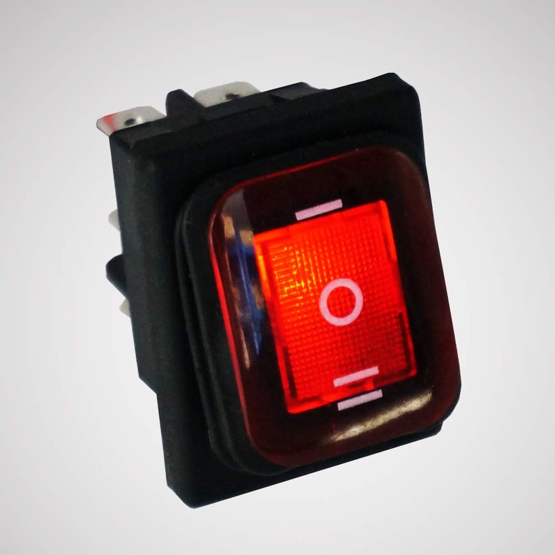 Taiss/2Pcs Waterproof Rocker Toggle Switch 16A 250V 20A 125V AC