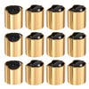 UXcell 12pcs Aluminized Plastic Disc Top Caps, 24/410 Replacement Press