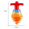 Acquart 12 Pzs Trompo De Resorte Con Luz Y Sonido