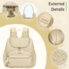 LASUK Diaper Bag Small Diaper Backpack, Stylish Quilted Baby Backpacks,