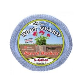 RootGuardTM Digger’s 5-Gallon Root Guard Speed Baskets for Plants, Control Gopher for Efficient Planting (Pack of 2)