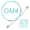 Cablelera LC/LC Fiber Optical Cable, 10 Meter, OM4 Multi-Mode Duplex,