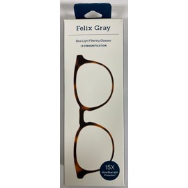 Felix Grey (NEW) Felix Gray - Roebling +2.0 Strength Blue Light Reader Glasses with Case