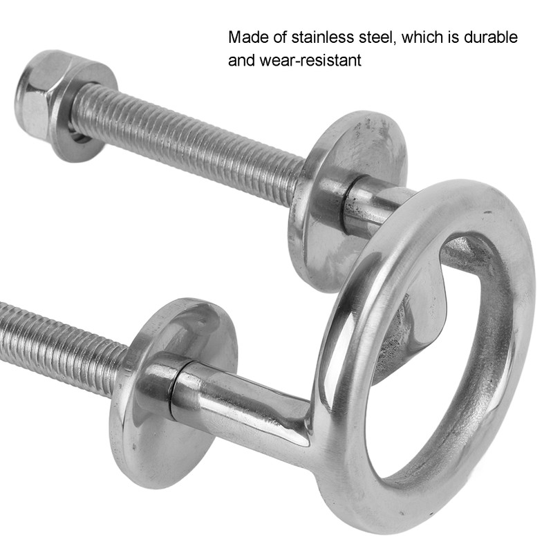 Boat Eye Hook Stainless Steel Material M10 Thread Oxidation Resistance