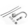 CUPC Faucet Hot and Cold Kitchen Sink FaucetColor: Brushed Nickel,