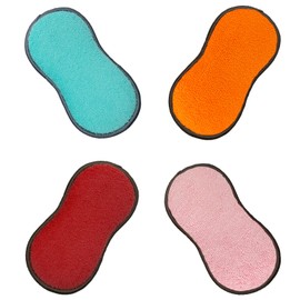 4 Washable Sponge Reusable Washable Sponges Washing Up Sponge Easy Clean Ideal for Dishwashers and Pots Kitchen Bathroom