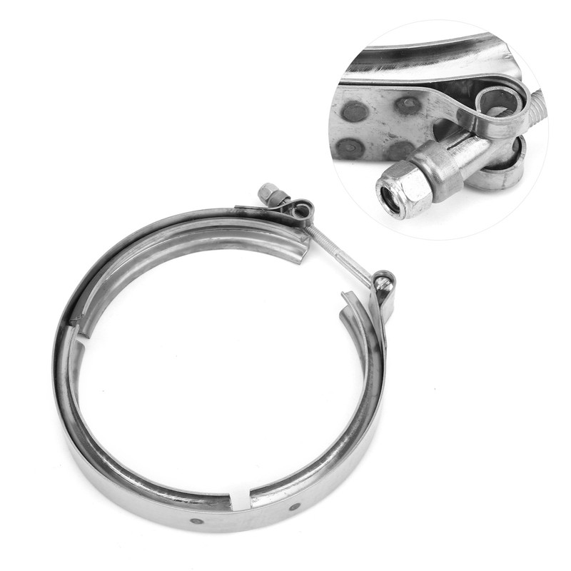 Turbocharger Exhaust V-Band Clamp 186917 Stainless Steel Fit for Cummins