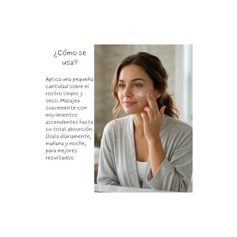 Crema Facial Ácido Hialurónico Colágeno Elastina Hidratante Antiarrugas 50ml
