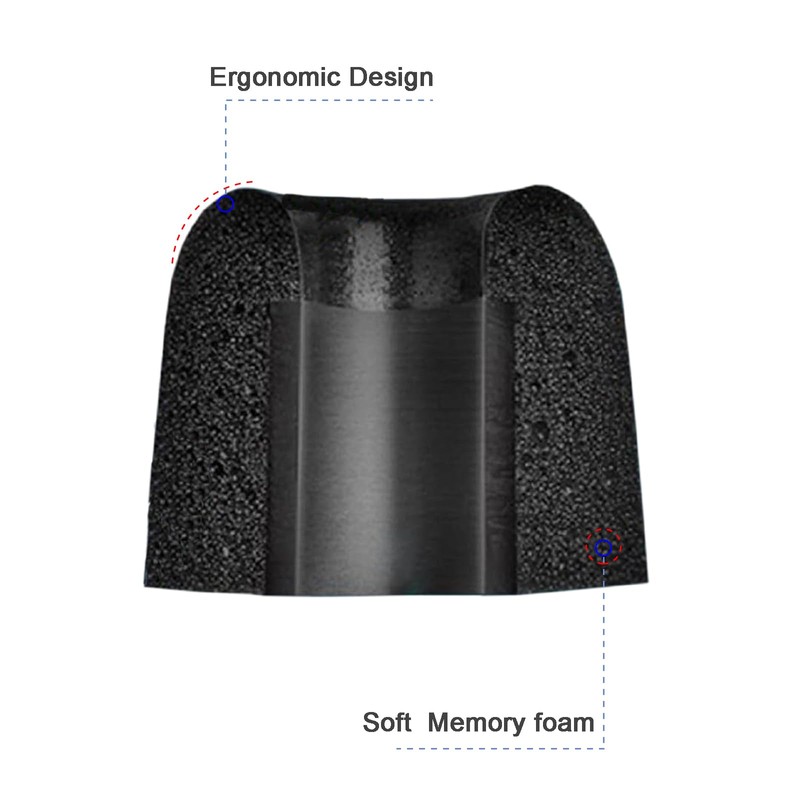 Klowcok Memory Foam Replacement IEM Eartips for KZ ZS10 Pro