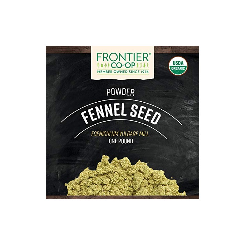 Frontier Co-op Fennel Seed Powder, Certified Organic, Kosher | 1
