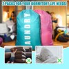 2 Pack Upgrade Extra Large Travel Laundry Bag with Drawstring，24"