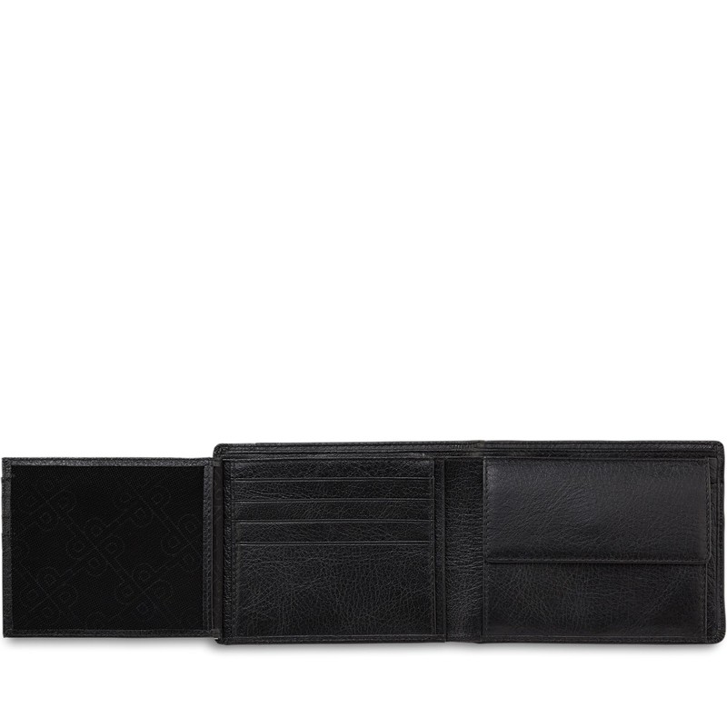 Picard Herren Buddy 1 Münzbörse, (Schwarz), 9.5x2x12 cm