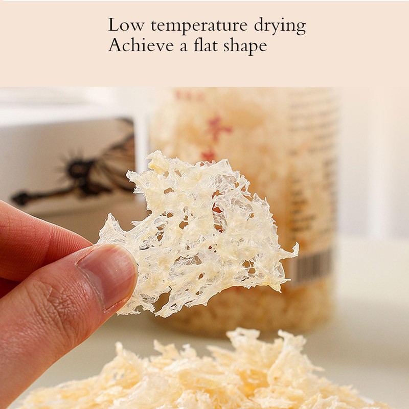 Dried Snow Fungus 80g, Beautiful Snow Mushrooms，Dried Mushrooms for Cooking