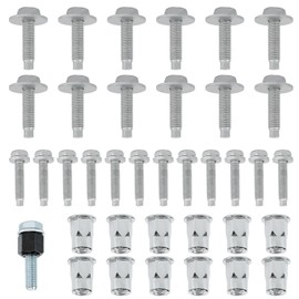 CHENACC Sidestep Hardware Mounting Kit for 2013-2019 Dodge RAM 1500 2500 3500 | 2014-2019 RAM 4500 5500 Tubular Side Step Running Board Mounting Hardware 68193128AB