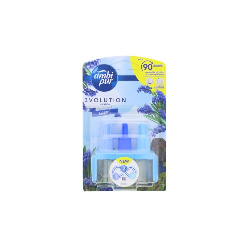 3 x Ambi Pur 3Volution Capri Air Freshener Refill 20