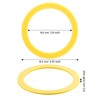 6 Packs Canister Toilet Flush Valve Seal Replacements for Toilets