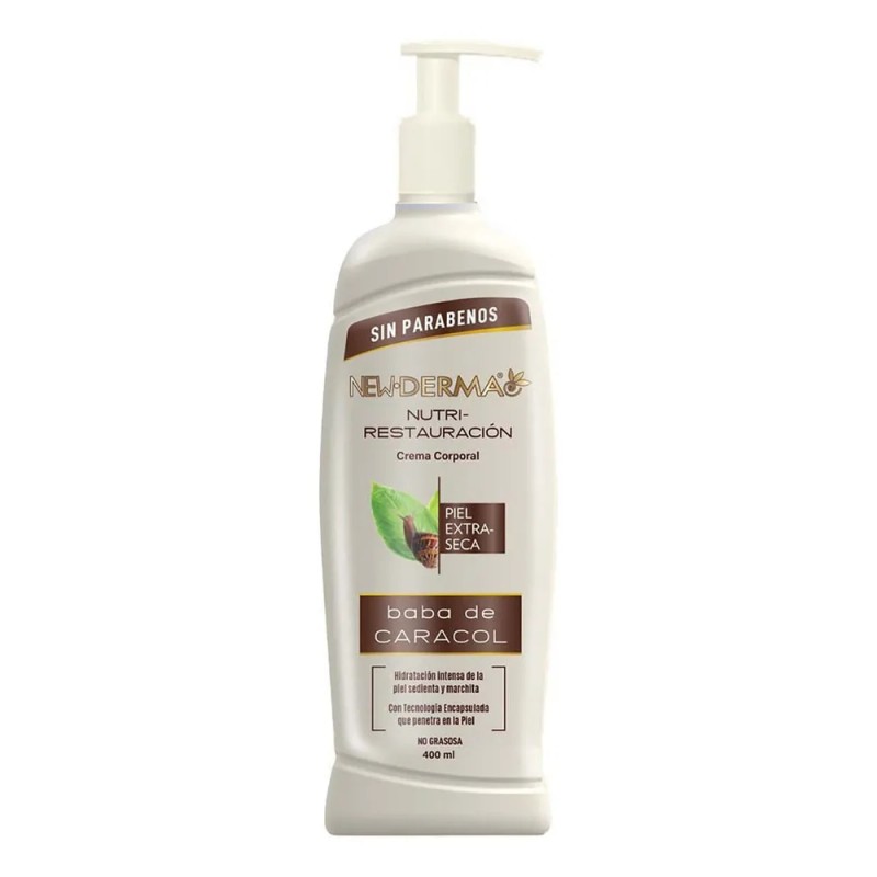 Crema Corporal NewDerma Baba de Caracol 400ml