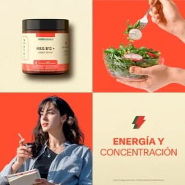 Complejo Vitamina B12 Energy Boost  60 Caps  Vitalbotanics                                                                                            
