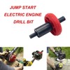 Jinshining 1Pc Red Jump Start Electric Engine Drill Bit Adapter
