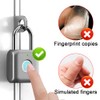 Fingerprint Padlock eLinkSmart Combination Lock Keyless Locker Lock for Gym