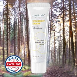 Medicode skin improvement, skin elasticity, skin texture, melanon, vitamin bright, blemish cream, melanin pigmentation, skin tone improvement, mela care, blemish cream, 1 unit, 30ml / 메디코드 피부개선 피부탄력 피부결 멜라논 비타민 브라이트 기미크림 멜라닌 색소침착 피부톤개선 멜라케어 기미잡티크림 1개 30ml