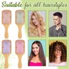 Tessco for you 24 Pcs Bamboo Hair Brushes Bulk for