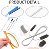 6 PCS Drain unblocker Tools, Shower Drain Unblocker, Multifunctional Sink