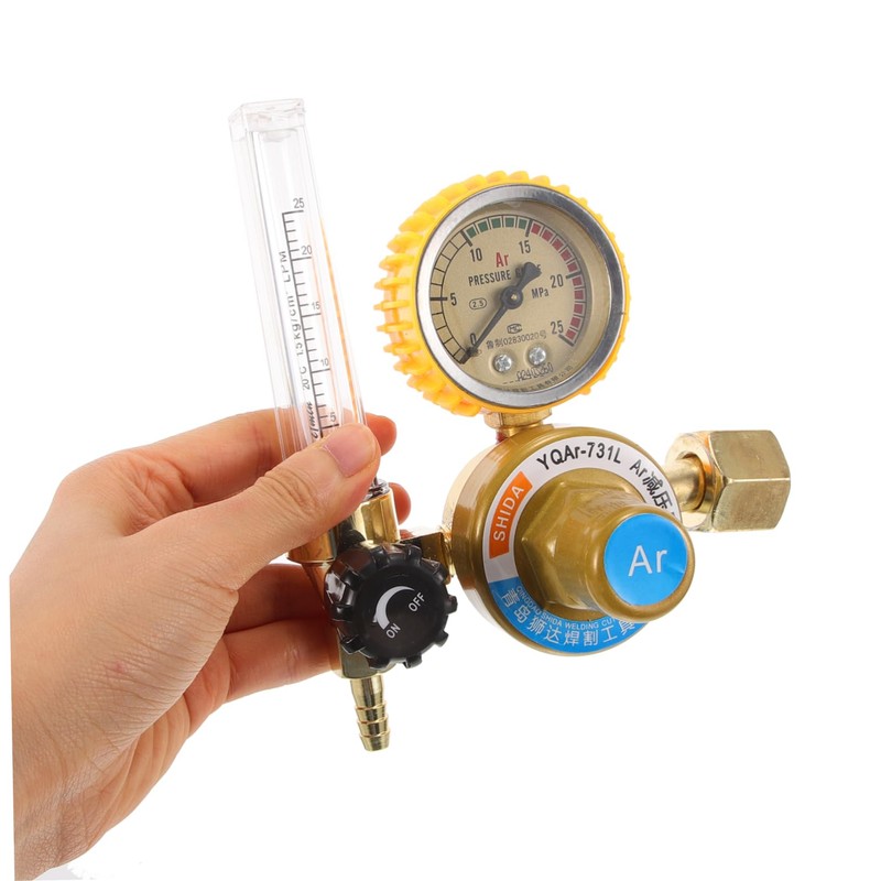 ULTECHNOVO Argon Gas Regulator Pressure Gauge Anti-fall Design for Real