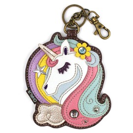 CHALA Women's Decorative Key Fob/Coin Purse Accessory (Unicorn)