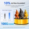 JAYO Silk PLA Filament 1.75mm White 1.1KG, Metal-Like Shiny 3D