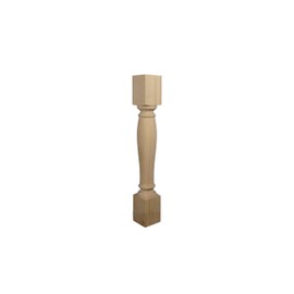 BingLTD - 36 in x 5 in Turned/Round Maple Unfinished Post - 1 PC (K12500P-MA)