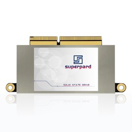 Superpard Internal SSD Hard Drive 256GB NVMe for MacBook Pro Retina 13 Inch A1708 (2016-2017) EMC 2978/3164, Non-Touch Bar Models (Pre-Installed macOS)