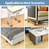 ZDDLOINP Bed Risers with Adjustable Screw Clamp, Fits Foot Thickness