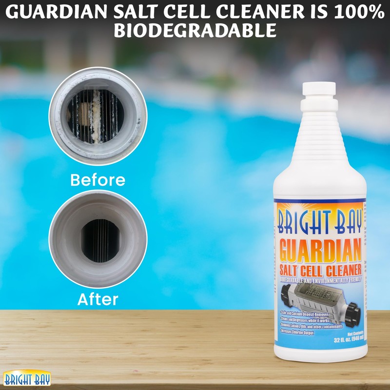 Pool Salt Cell Cleaner – Biodegradable Descaling Solution for Saltwater