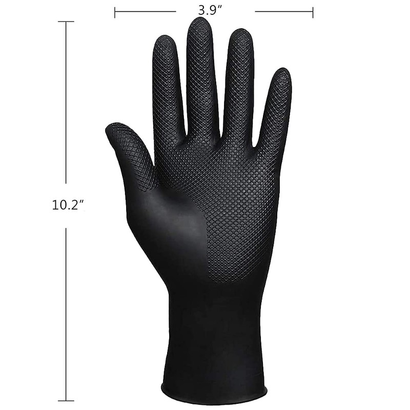 Guantes de tinte para el cabello, guantes de goma reutilizables,