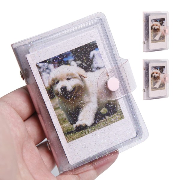 2Packs 36 Pockets 2x3 Photo Album for Fujifilm Instax Mini