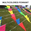 WOOLUCK 480 m 900 Pieces Bunting, Reusable Fabric Garland, Multicoloured