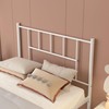 VECELO Twin Metal Platform Bed Frame with Headboard, Heavy Duty