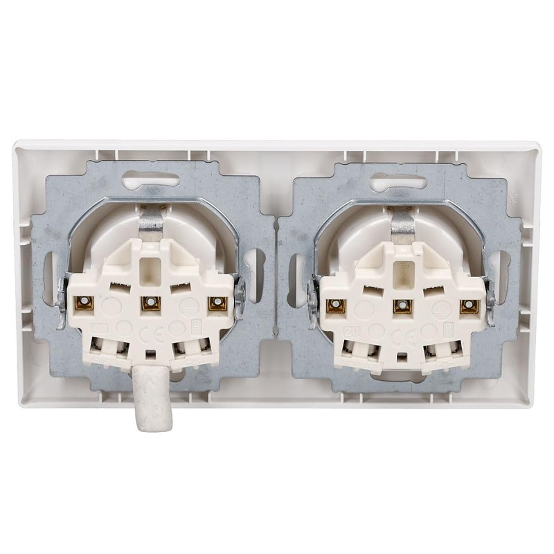 Busch-Jaeger Busch-Jaeger Steckdosen Set: 2x 20 EUC-914 Steckdose + 1722-914